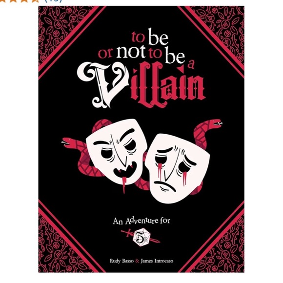 To Be or Not to Be a Villain Role Playing Game Book - Picture 2 of 6